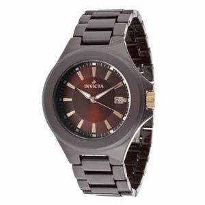 Invicta Quartz Brown Watch #12549 (Unisex Watch)