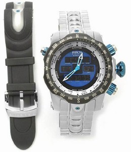 Invicta Quartz Blue Digital Watch #12588 (Men Watch)