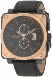 Invicta Corduba Quartz Chronograph Date Black Dial Nylon Strap Watch # 12623(Men Watch)