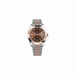 Rolex Automatic Dial color Chocolate Watch # 126301CHSJ (Men Watch)