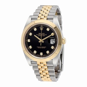 Rolex Automatic Dial color Black Watch # 126303BKDJ (Men Watch)