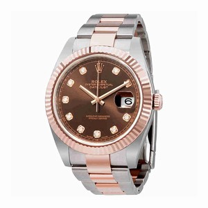 Rolex Automatic Dial color Chocolate Watch # 126331CHDO (Men Watch)