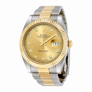 Rolex Automatic Dial color Champagne Watch # 12633CDO (Men Watch)