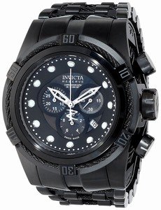 Invicta Black Dial Stainless Steel Band Watch #12730 (Men Watch)