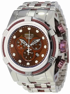 Invicta Brown Dial Stainless Steel Band Watch #12747 (Men Watch)