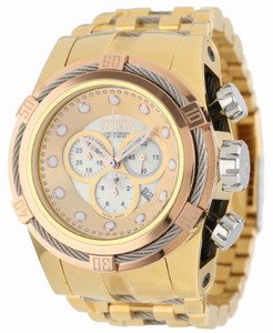 Invicta Swiss Quartz champagne Watch #12758 (Men Watch)