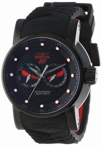 Invicta Black Dial Luminescent Hands Stopwatch Watch #12787 (Men Watch)