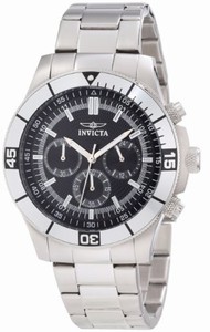 Invicta Japanese Quartz Black Watch #12839 (Men Watch)
