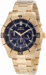 Invicta Japanese Quartz Blue Watch #12844 (Men Watch)