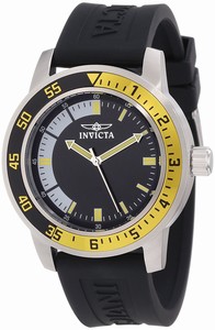 Invicta Black Dial Luminescent Hands Watch #12846 (Men Watch)
