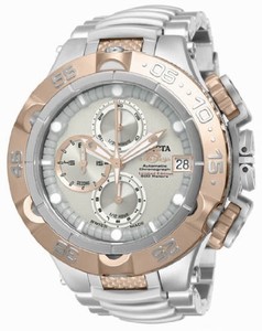 Invicta Automatic Silver-tone Watch #12863 (Men Watch)