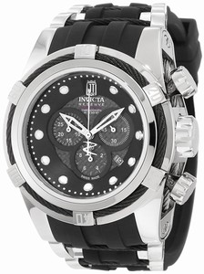 Invicta Jason Taylor Chronograph Date Black Polyurethane Limited Edition Watch #12954 (Men Watch)