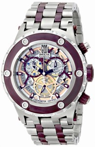 Invicta Jason Taylor Quartz Chronograph Date Multicolor Skeletonized Dial Limited Edition Watch # 12959 (Men Watch)