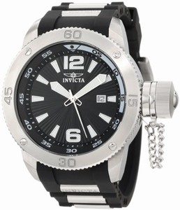 Invicta Swiss Quartz Black Watch #12963 (Men Watch)