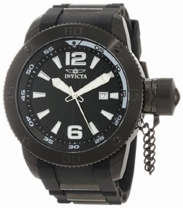 Invicta Swiss Quartz Black Watch #12966 (Men Watch)