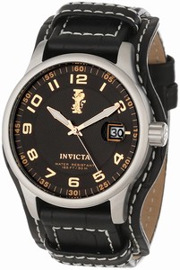 Invicta Black Dial Red Watch #12971 (Men Watch)