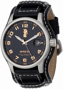 Invicta Black Dial Stainless Steel Band Watch #12975 (Men Watch)