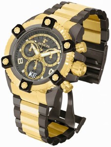 Invicta Swiss Quartz Gun Metal Watch #12984 (Men Watch)