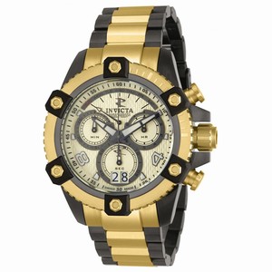 Invicta Champagne Dial Fixed Two-tone Band Watch #12985 (Men Watch)