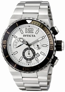 Invicta Silver Dial Stainless Steel Band Watch #12999 (Men Watch)