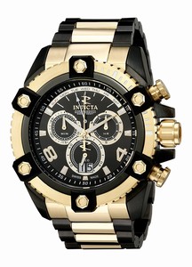 Invicta Quartz Chronograph Date Two Tone Stainless Steel Watch # 13018 (Men Watch)