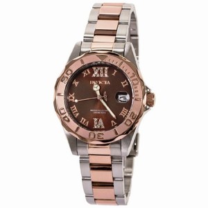 Invicta Quartz BROWN Watch #13025 (Women Watch)