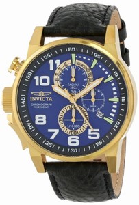 Invicta Japanese Quartz Blue Watch #13055 (Men Watch)