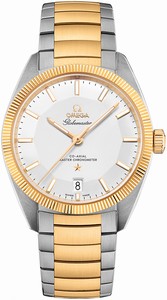 Omega Constellation Globemaster Co-Axial Master Chronometer 18k Yellow Gold and Stainless Steel Bracelet Watch# 130.20.39.21.02.001 (Men Watch)