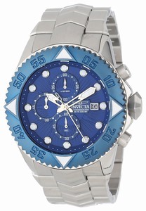 Invicta Blue Dial Stainless Steel Band Watch #13102 (Men Watch)