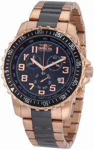 Invicta Specialty Quartz Analog Day Date Two Tone Stainless Steel Watch # 1327 (Men Watch)