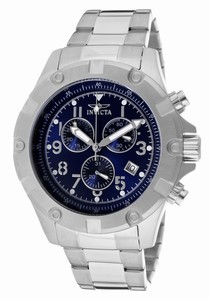 Invicta Specialty Quartz Chronograph Date Blue Dial Stainless Steel Watch # 13614 (Men Watch)
