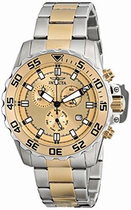 Invicta Swiss Quartz Gold Watch #13626 (Men Watch)