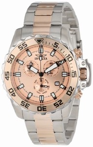 Invicta Swiss Quartz Pink Watch #13627 (Men Watch)