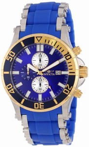 Invicta Japanese Quartz Blue Watch #13667 (Men Watch)