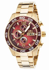 Invicta Quartz Brown Watch #13676 (Men Watch)