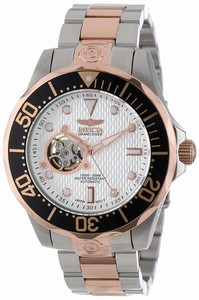 Invicta White Dial Stainless Steel Band Watch #13707 (Men Watch)