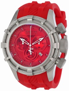 Invicta Red Dial Stainless steel Band Watch # 1371 (Men Watch)