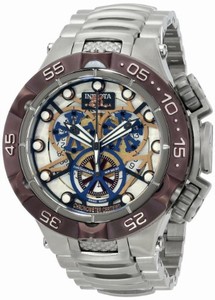 Invicta Swiss Quartz Brown Watch #13739 (Men Watch)