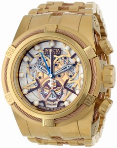 Invicta Swiss Quartz Beige Dial Watch #13756 (Men Watch)