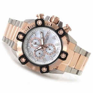 Invicta Skeleton Dial Rose Gold-plated Stainless-steel Band Watch #13760 (Men Watch)