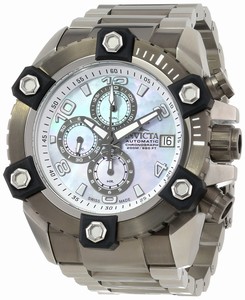 Invicta Silver Dial Stainless Steel Band Watch #13763 (Men Watch)