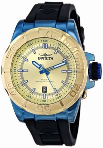 Invicta Japanese Quartz Gold Watch #13797 (Men Watch)