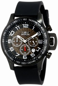 Invicta Japanese Quartz Black Watch #13807 (Men Watch)