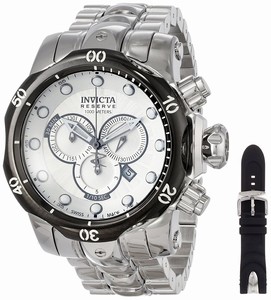 Invicta Silver Dial Stainless Steel Band Watch #13887 (Men Watch)