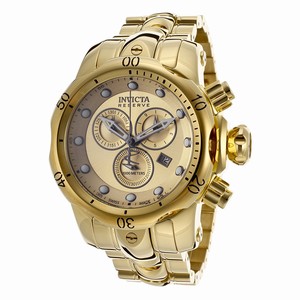 Invicta Gold Quartz Watch #13903 (Men Watch)