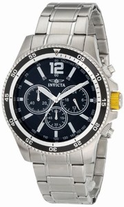 Invicta Japanese Quartz Black Watch #13973 (Men Watch)