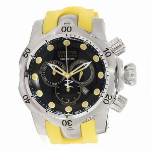 Invicta Venom Quartz Chronograph Date Yellow Polyurethane Watch # 14002 (Men Watch)