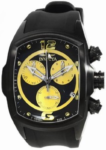 Invicta Quartz Yellow and Black Watch #14013 (Men Watch)