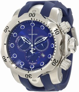 Invicta Blue Dial Stainless Steel Band Watch #1405 (Men Watch)