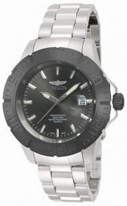 Invicta Pro Diver Quartz Analog Date Grey Dial Stainless Steel Watch # 14050 (Men Watch)